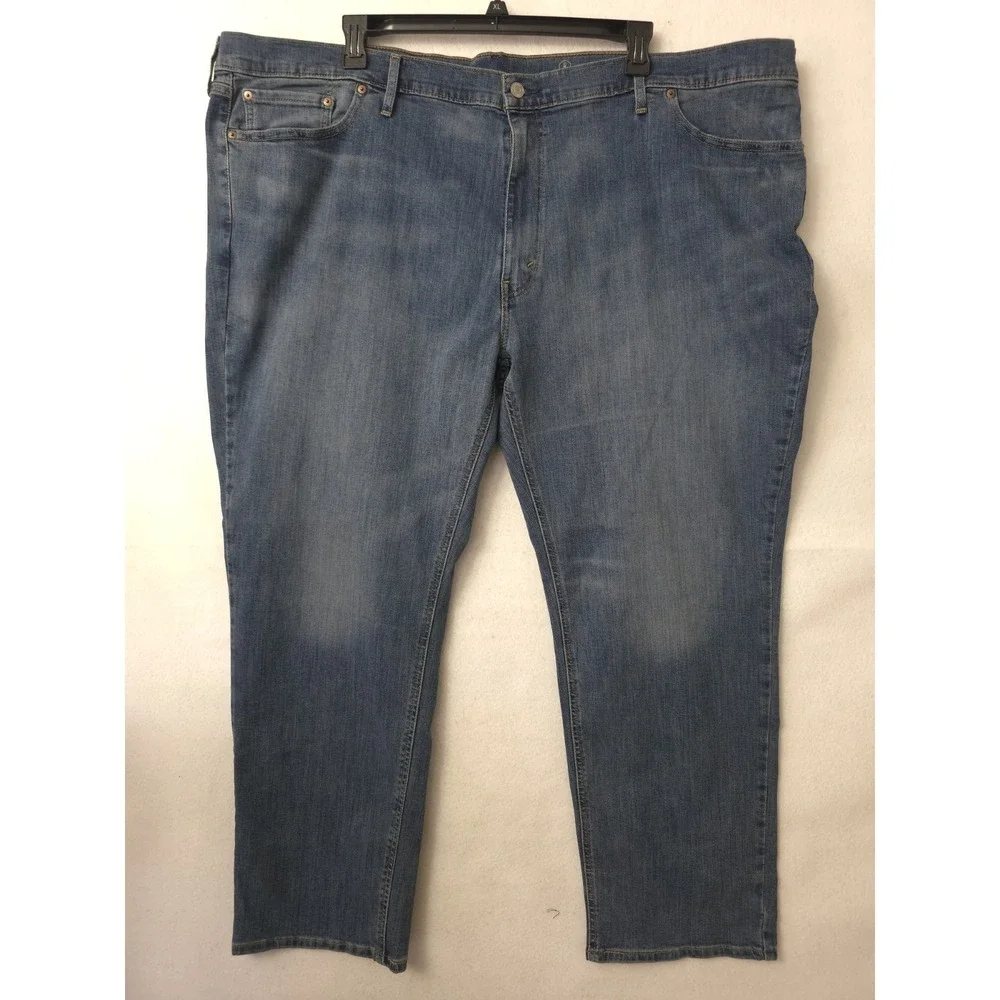Levi's Men's B&T 541 Athletic‎ Taper Stretch Dark Raw Wash Jeans Size W54 X L32